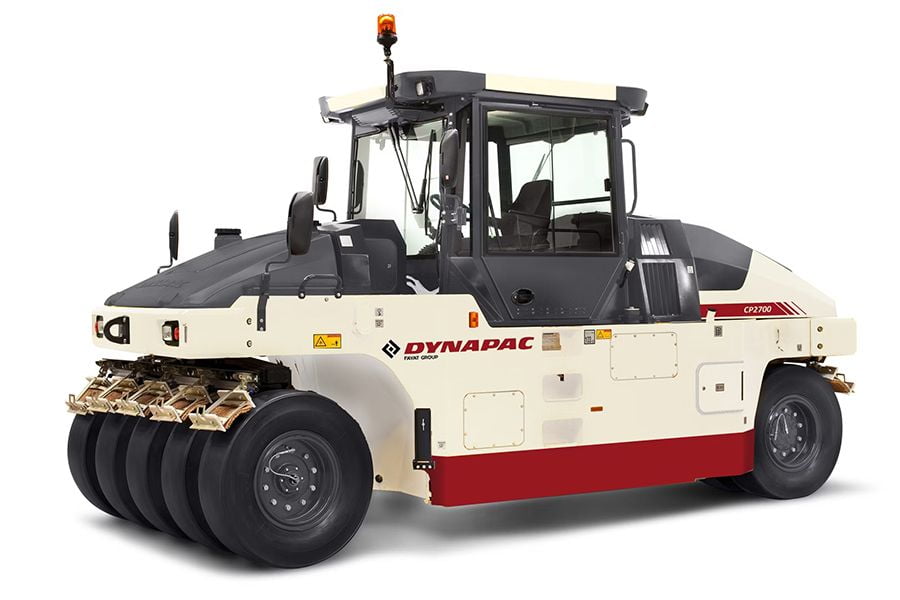 Ứng dụng của xe lu lốp trong xây dựng