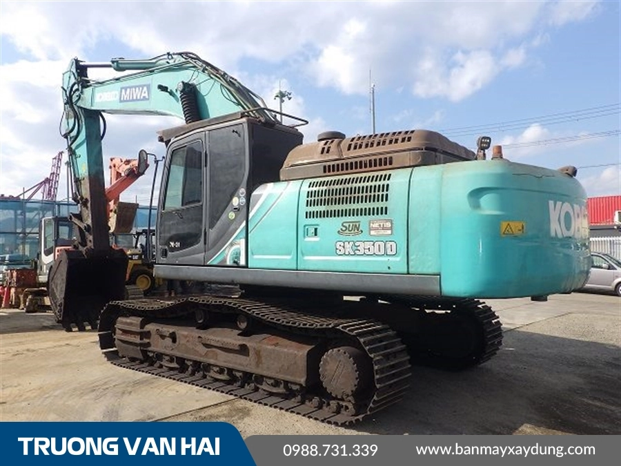 XE ĐÀO BÁNH XÍCH KOBELCO SK350D-10 - 2017