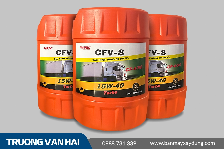 CFV-8 SAE 15W-40 - Dầu nhờn động cơ xăng và diesel cao cấp