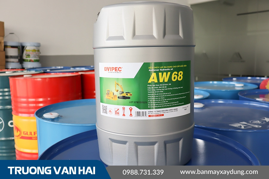 AW 68 - Dầu thủy lực chống mài mòn gốc kẽm cao cấp
