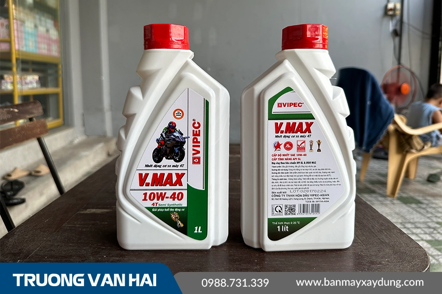 V.MAX 10W-40 - Nhớt động cơ xe số 4T cao cấp