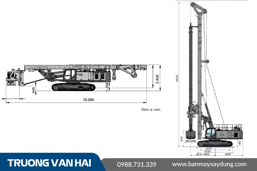 Máy khoan cọc nhồi XCMG XR280E