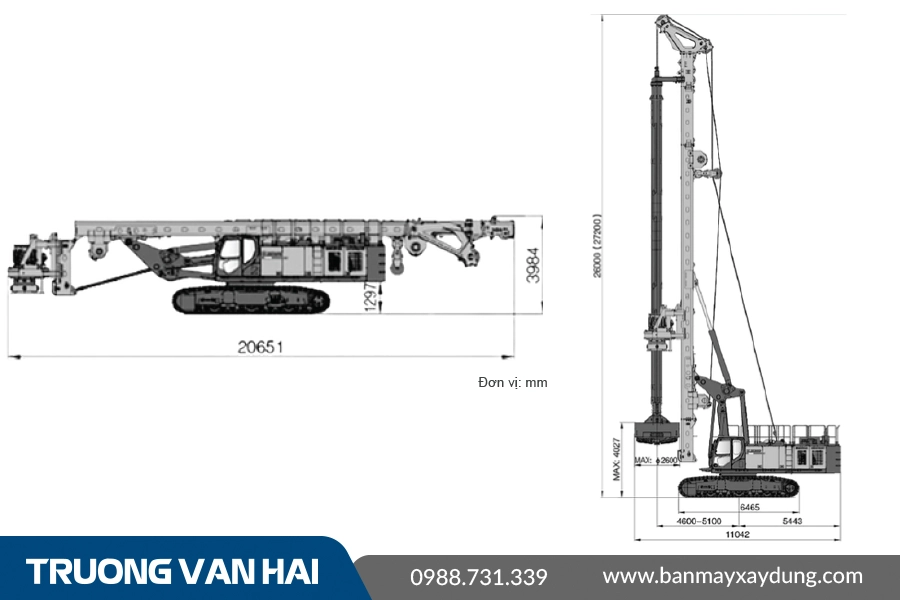 Máy khoan cọc nhồi XCMG XR360E