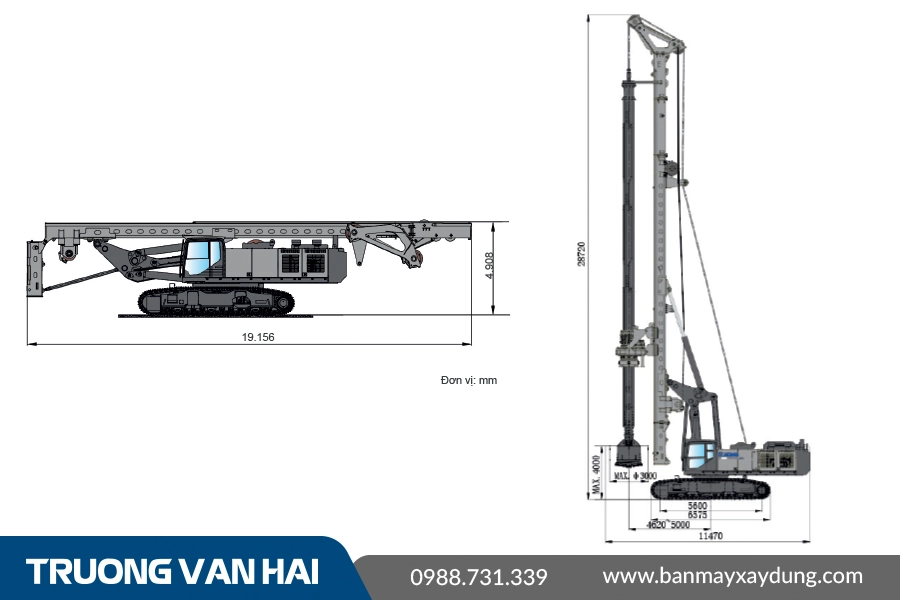 Máy khoan cọc nhồi XCMG XR460E