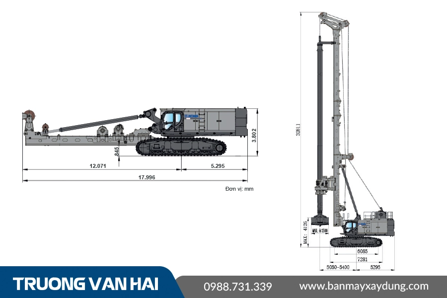 Máy khoan cọc nhồi XCMG XR500E