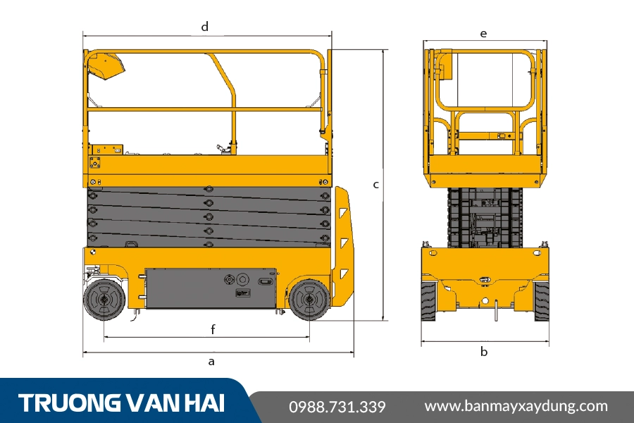 XE NÂNG NGƯỜI CẮT KÉO XCMG XG1412HA